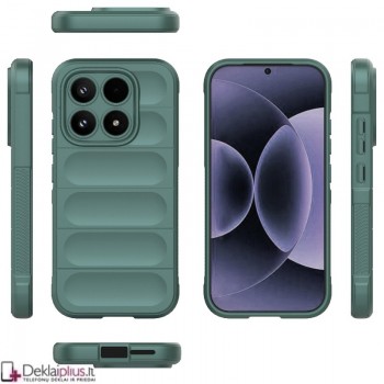 Magic Shield guminis dėklas - žalias (Xiaomi 17)